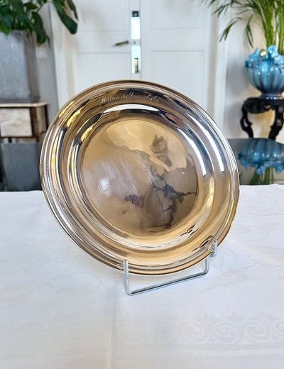 Silver Plated Serving Dish - Maison Des Journalistes - Ercuis