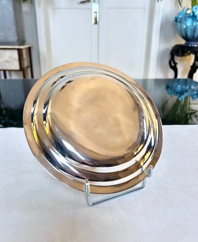 Silver Plated Serving Dish - Maison Des Journalistes - Ercuis