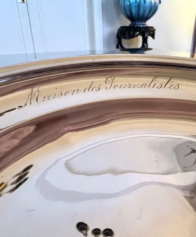 Silver Plated Serving Dish - Maison Des Journalistes - Ercuis