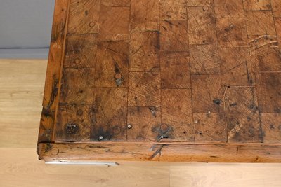 Butcher's Block in Solid Beech, X.Aubert Factory – 1950