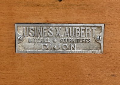 Butcher's Block in Solid Beech, X.Aubert Factory – 1950