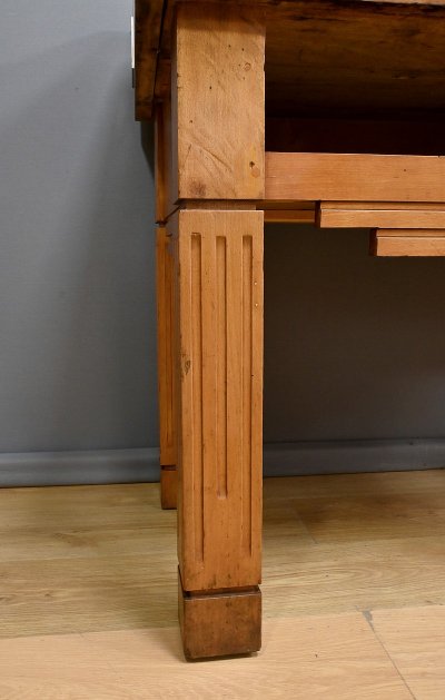 Butcher's Block in Solid Beech, X.Aubert Factory – 1950