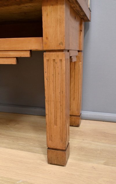 Butcher's Block in Solid Beech, X.Aubert Factory – 1950