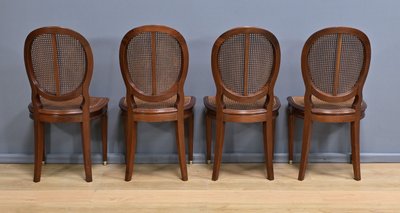 Set of 8 Mahogany Chairs, Louis XVI style – Late 19th century