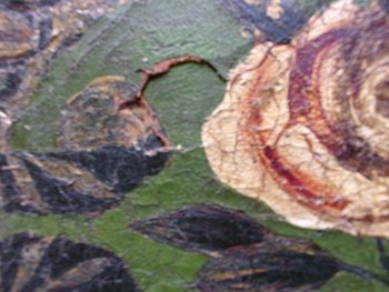 6 panneaux en cuir de Cordoue du XVIIIe siècle