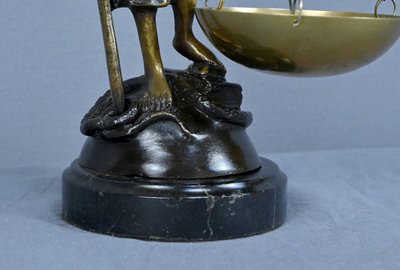 Allegoria della Giustizia in bronzo, da C.Franchomme – Inizio XX secolo