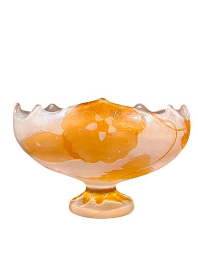 Emile Gallé Coupe Art Nouveau "Abutillon"