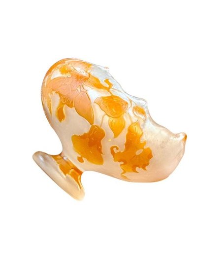 Emile Gallé Coupe Art Nouveau "Abutillon"