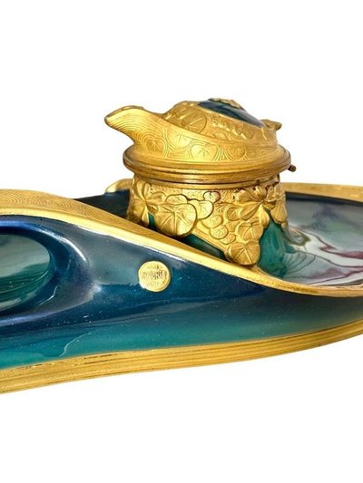 Paul Louchet Art Nouveau Inkwell