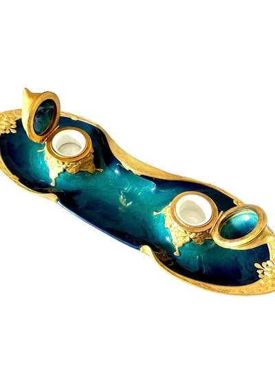 Paul Louchet Art Nouveau Inkwell
