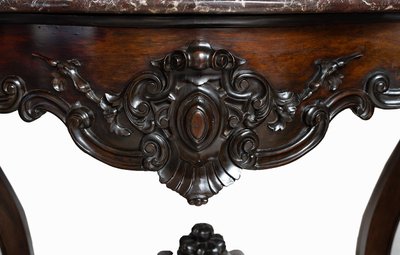 Console napolitaine ancienne Louis Philippe, XIXe siècle.
