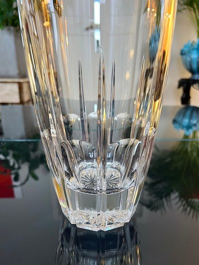 Kristallvase - Vintage Deko-Objekt