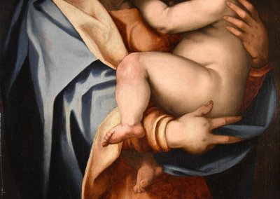 Jungfrau und Kind, Werkstatt von Andrea Del Sarto (Florenz 1486 - 1530)