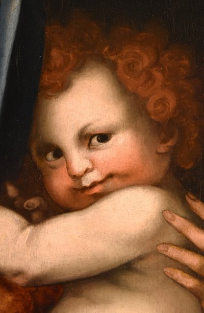 Jungfrau und Kind, Werkstatt von Andrea Del Sarto (Florenz 1486 - 1530)