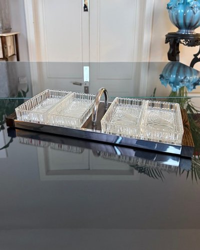Appetizer Serving Tray - Modernist Art Deco Serving Tray
