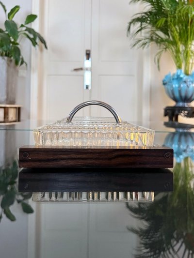Appetizer Serving Tray - Modernist Art Deco Serving Tray