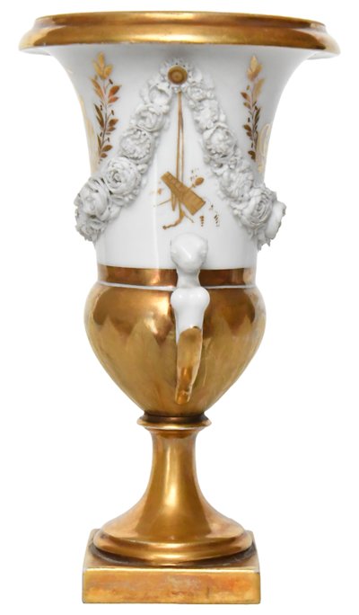 Vaso in porcellana di Meissen in forma medicea 