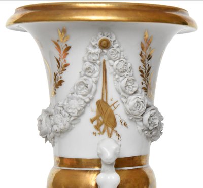 Vaso in porcellana di Meissen in forma medicea 