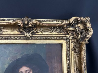 Paire De Portraits Masculins – A. D’ambrossi – Huile Sur Panneau – époque XIXe