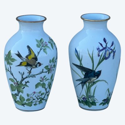 Pair of Franklin vases