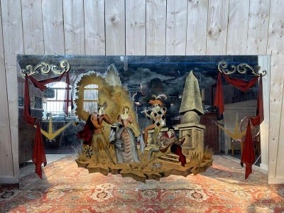 Bistrot Venetian mirror - Music / Theater Scene Brasserie