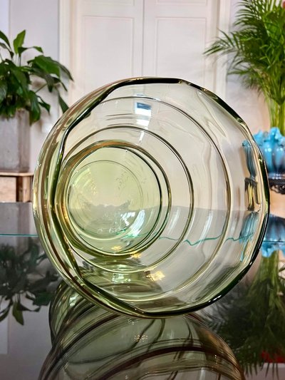 Vaso in vetro vintage - Grande dimensione - XX secolo 1960 - 70