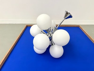 Space Age "Sputnik" ceiling light, 1960s