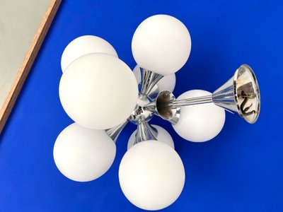 Space Age "Sputnik" ceiling light, 1960s