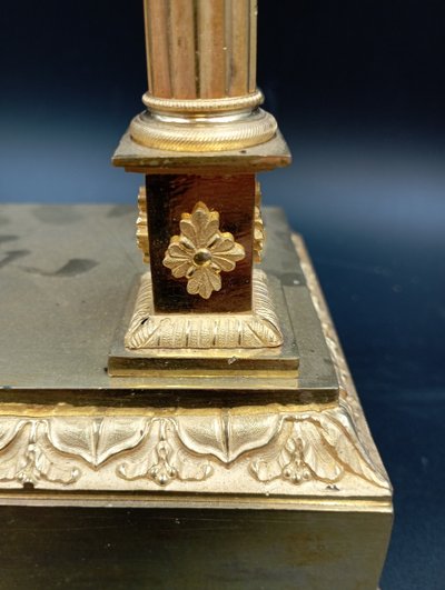 Louis XVI period portico clock