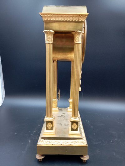 Louis XVI period portico clock