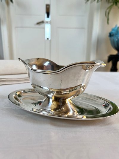 Vintage Christofle Silver Plated Gravy Boat