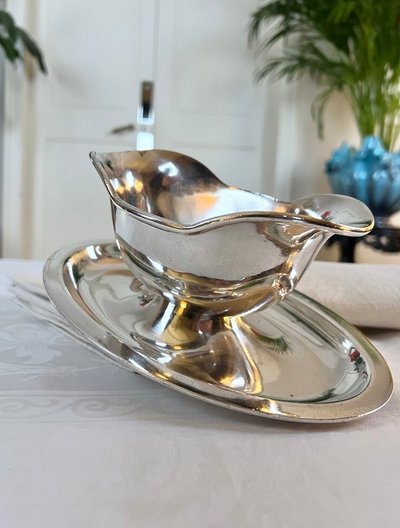 Vintage Christofle Silver Plated Gravy Boat