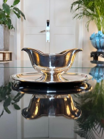 Vintage Christofle Silver Plated Gravy Boat