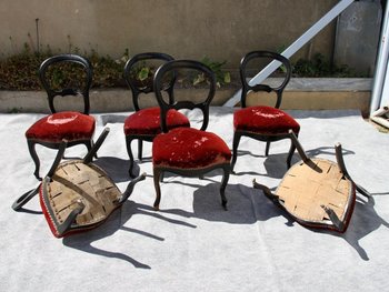 Suite Of Ten (10) Napoleon III Seats, 19th Century