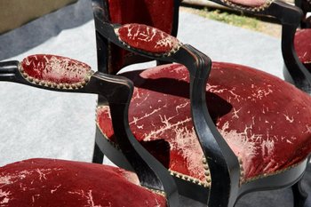 Suite Of Ten (10) Napoleon III Seats, 19th Century