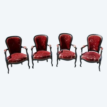 Suite Of Ten (10) Napoleon III Seats, 19th Century