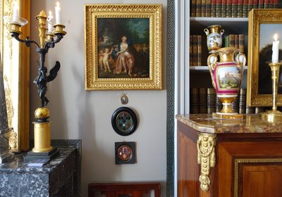 Collection d'intailles & pierres dures à l'antique encadrées, souvenir du Grand Tour, Napoléon III