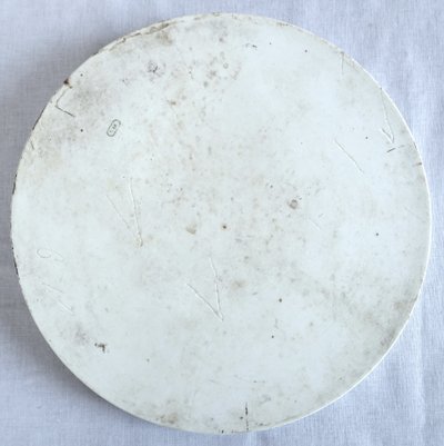 Manufacture de Sèvres : grande médaille portrait de l'Empereur Napoléon III en biscuit - 22,5cm