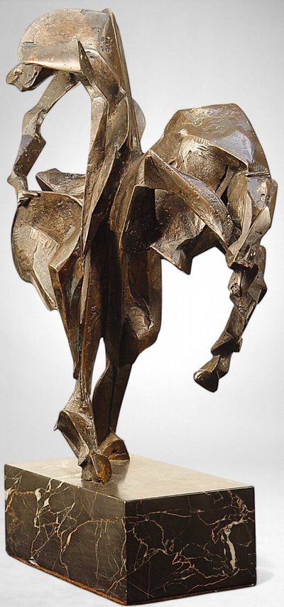 Bucephalus (also titled Alexander, King of Macedon) – Bronze sculpture by Manolis Tzobana
