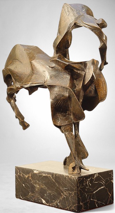 Bucephalus (also titled Alexander, King of Macedon) – Bronze sculpture by Manolis Tzobana
