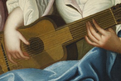 Scuola francese del XIX secolo, da Jacques-François Courtin (1672–1752) Il suonatore di cetra