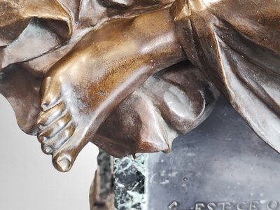 Charles Samuel – Thyl Ulenspiegel e Nele (riduzione del Monumento a Charles De Coster, 1894)