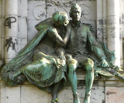 Charles Samuel – Thyl Ulenspiegel e Nele (riduzione del Monumento a Charles De Coster, 1894)