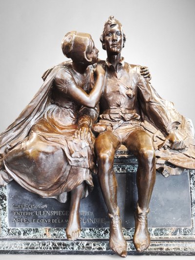Charles Samuel – Thyl Ulenspiegel e Nele (riduzione del Monumento a Charles De Coster, 1894)
