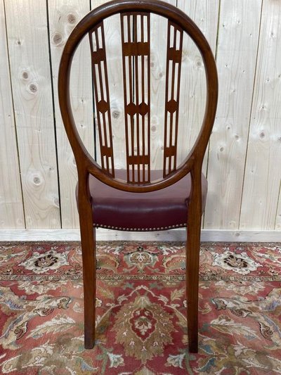 Suite of 6 Louis XVI Bordeaux style chairs
