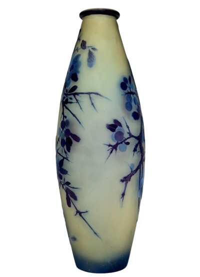 Emile Gallé Vase with Prunus
