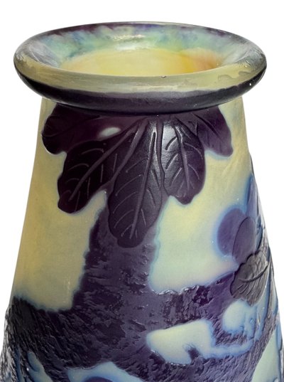 Emile Gallé Vase with Prunus
