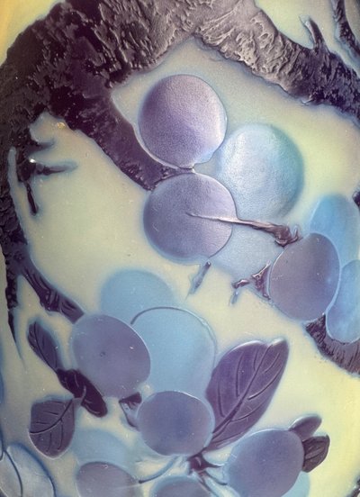 Emile Gallé Vase with Prunus