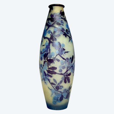 Emile Gallé Vase with Prunus