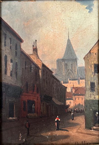 Deutsche Stadt im 19. Jahrhundert von Ferdinand Melly
